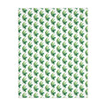 Tropical Banana Leaf Velvet Blanket — Soft Two-Sided Microfiber Throw