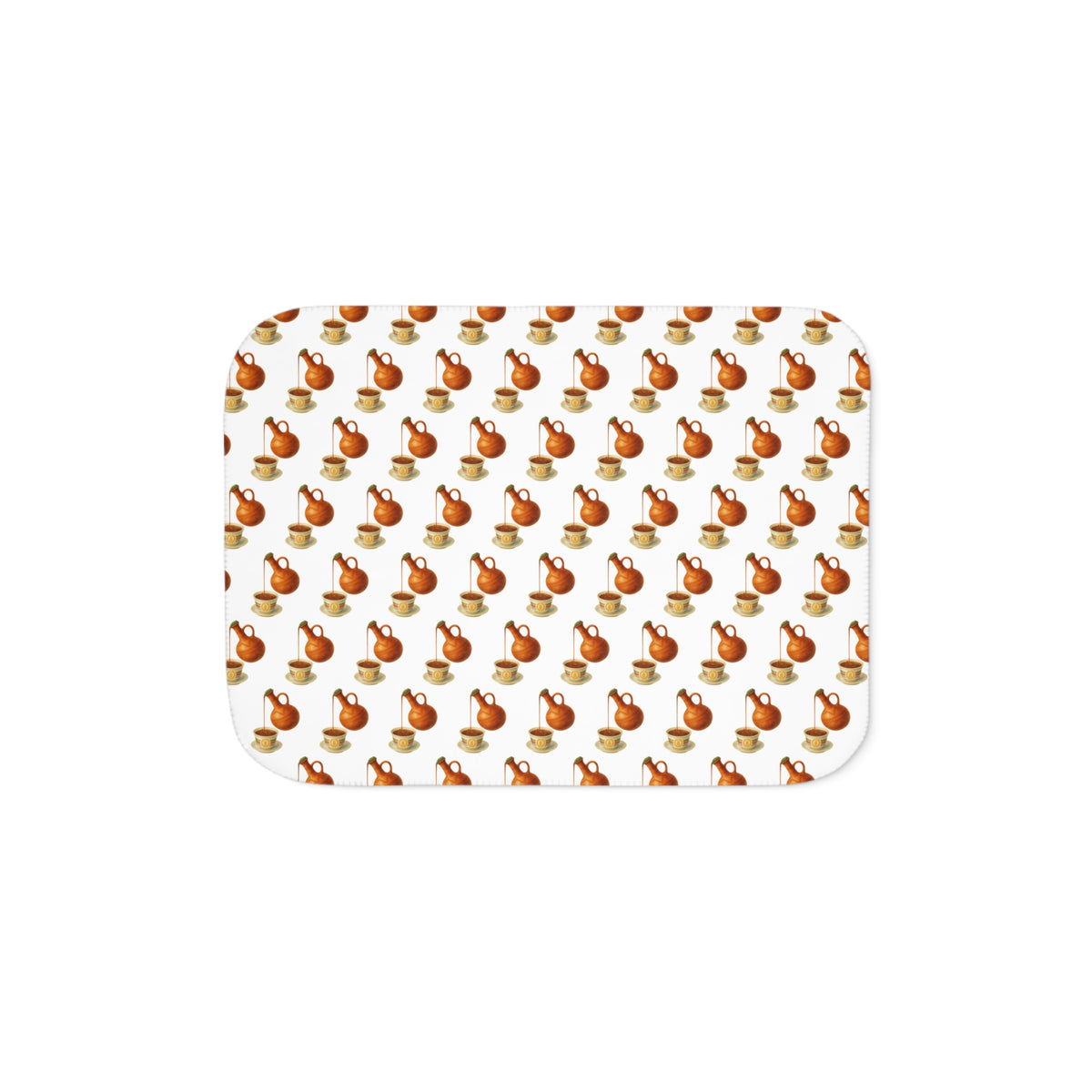 Sherpa Blanket — Cozy Autumn Pumpkin Pattern Throw for Fall & Thanksgiving