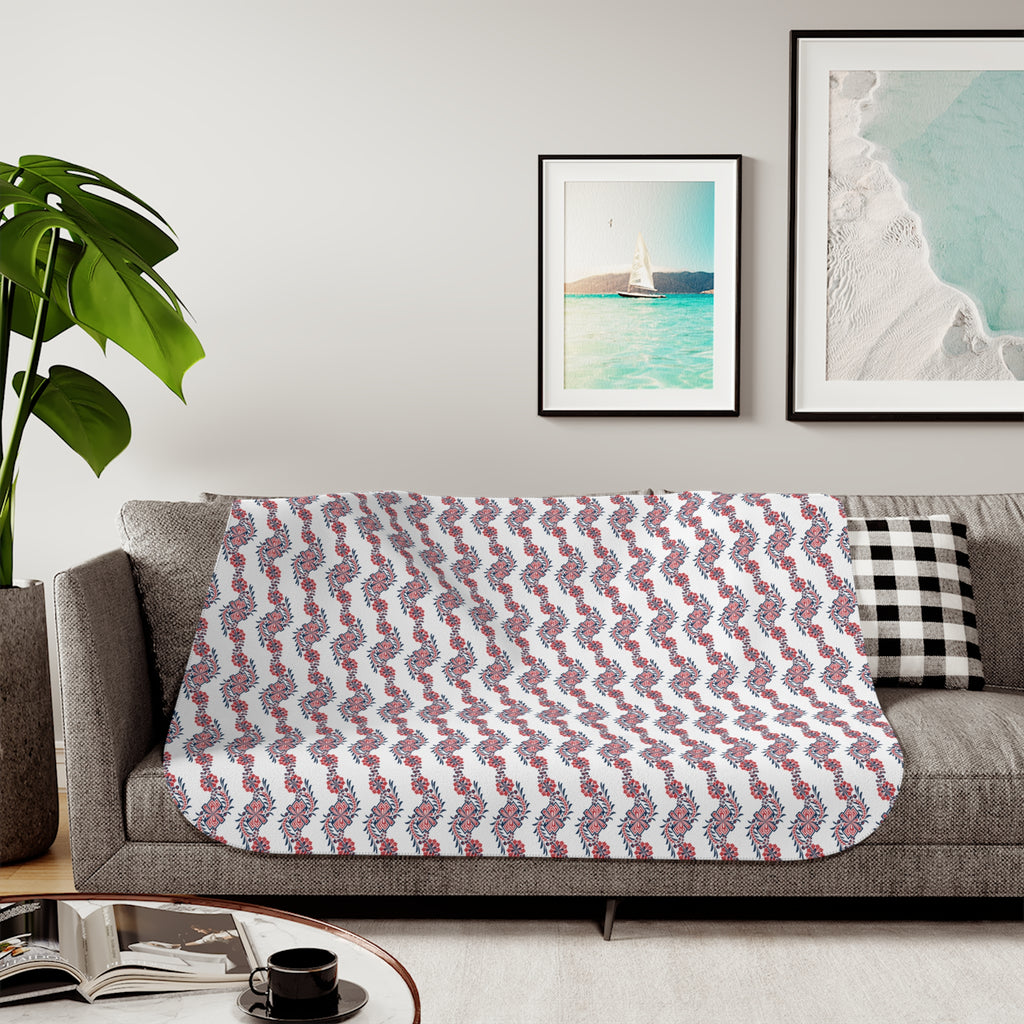 Cozy Red Buffalo Plaid Sherpa Blanket — Reversible Faux-Shearling Throw