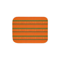 Sherpa Blanket — Cozy Orange Striped Throw for Fall & Cabin Decor