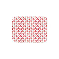 Cozy Red Floral Sherpa Blanket — Reversible Plush Throw for Home & Gift