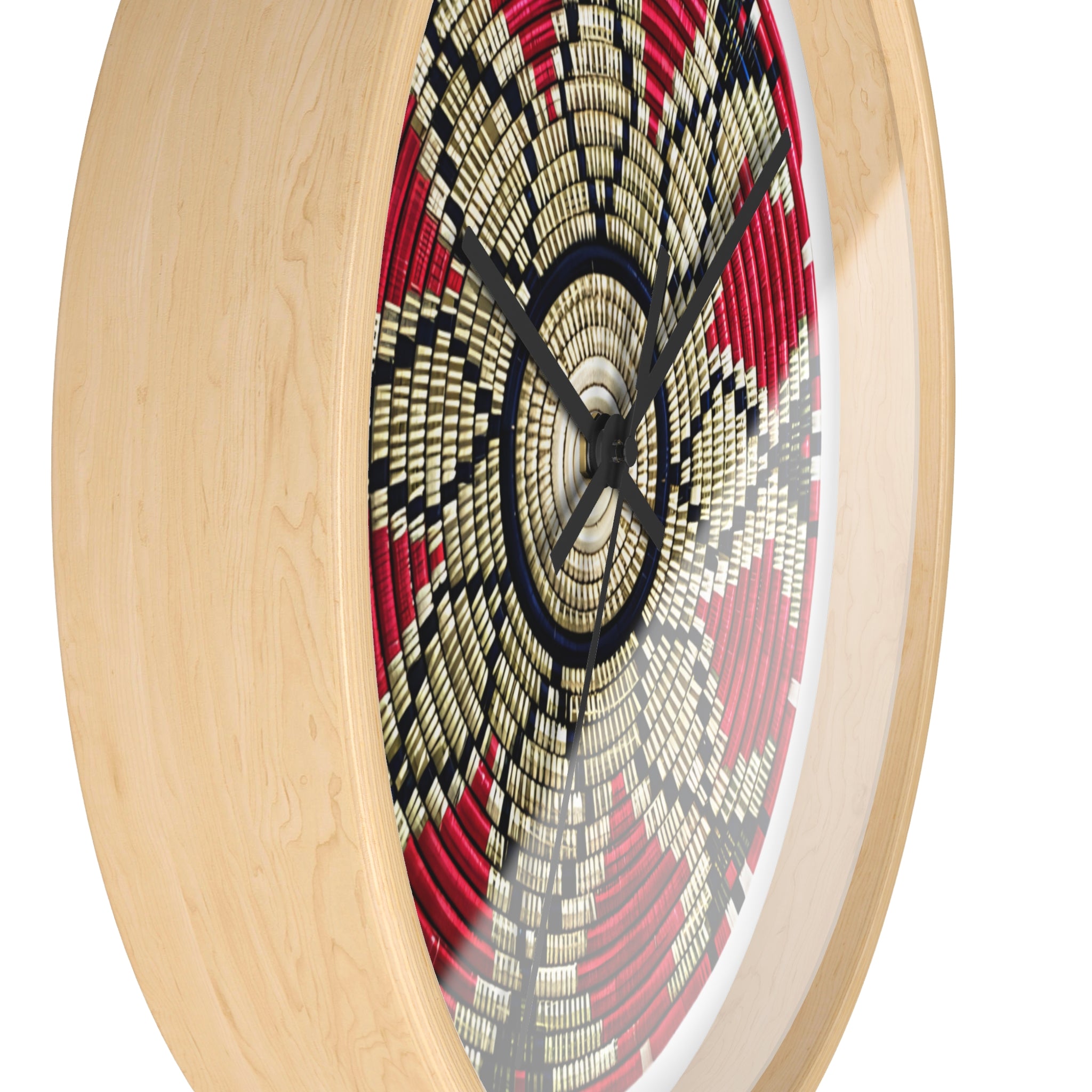 Eritrean Culture Wall Clock — Round Decorative Wall Clock (Design from Eritrean Cultures)
