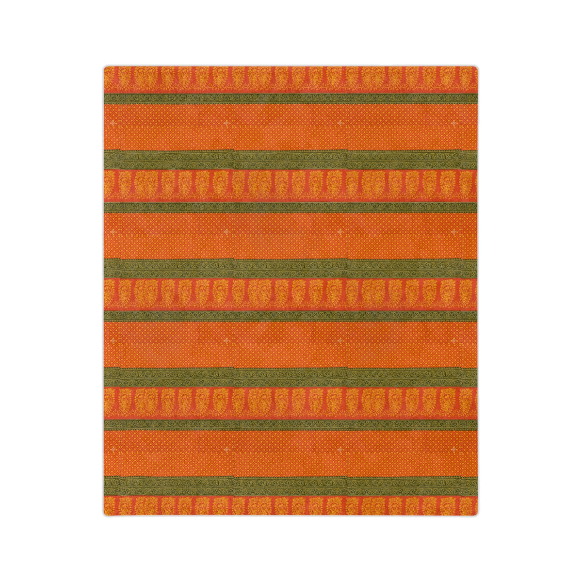Autumn Stripe Microfiber Blanket