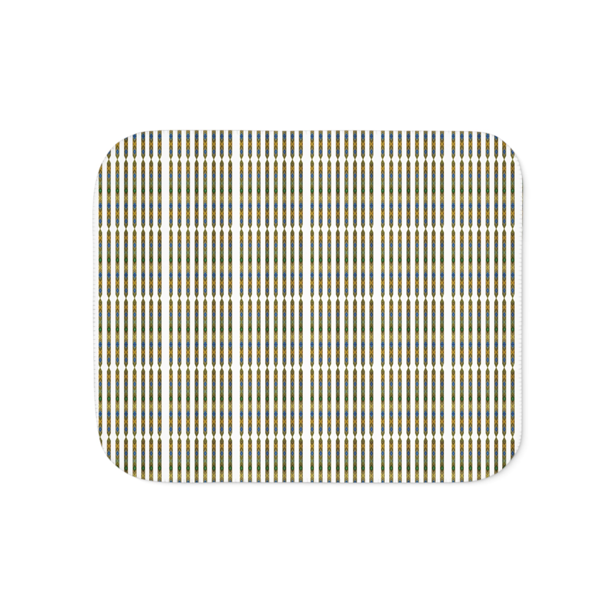Cozy Plaid Sherpa Blanket — Reversible Beige Fleece Throw for Living Room & Gift