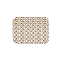 Autumn Floral Sherpa Blanket — Cozy Fall Throw with Orange & Green Bouquet Pattern