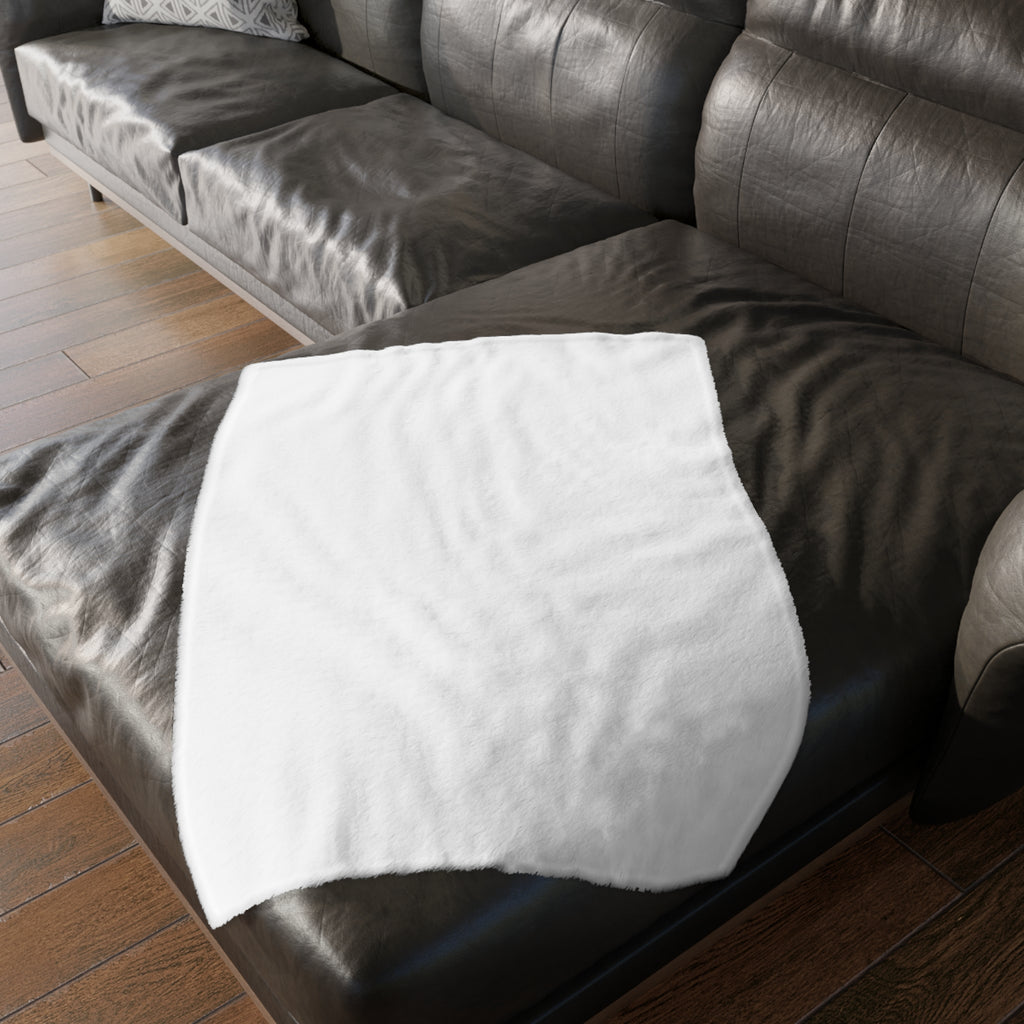 Tulip Pattern Velveteen Microfiber Blanket – Floral Two-Sided Throw