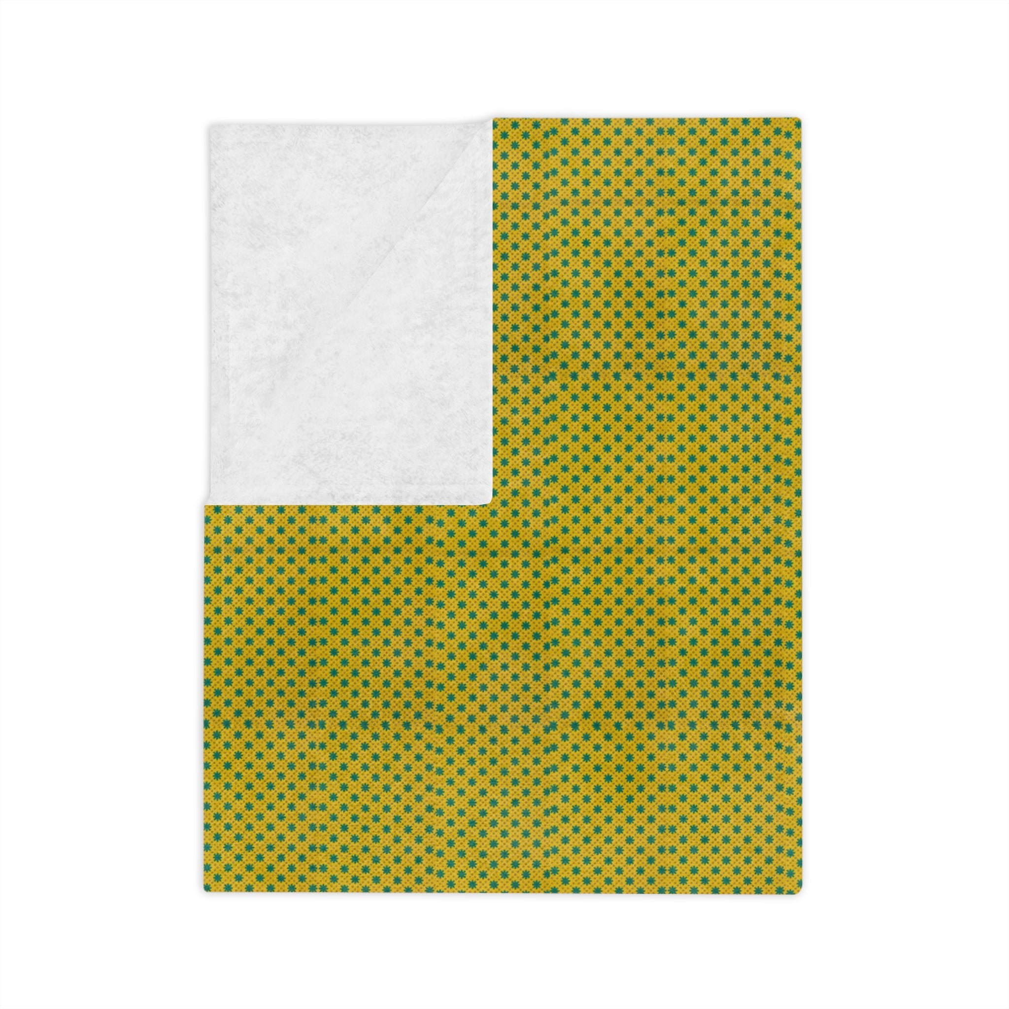 Velveteen Microfiber Blanket — Soft Olive Throw for Living Room & Bedroom