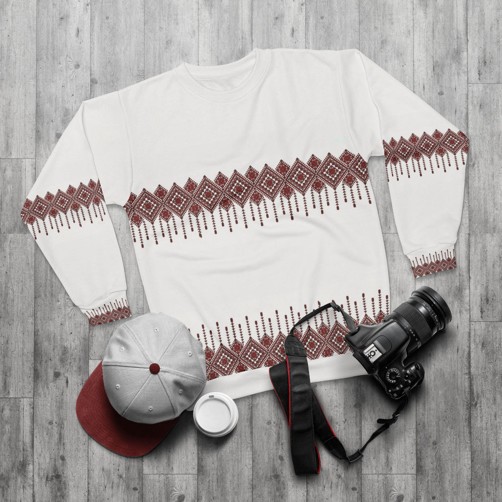 Nordic Diamond Pattern Sweatshirt