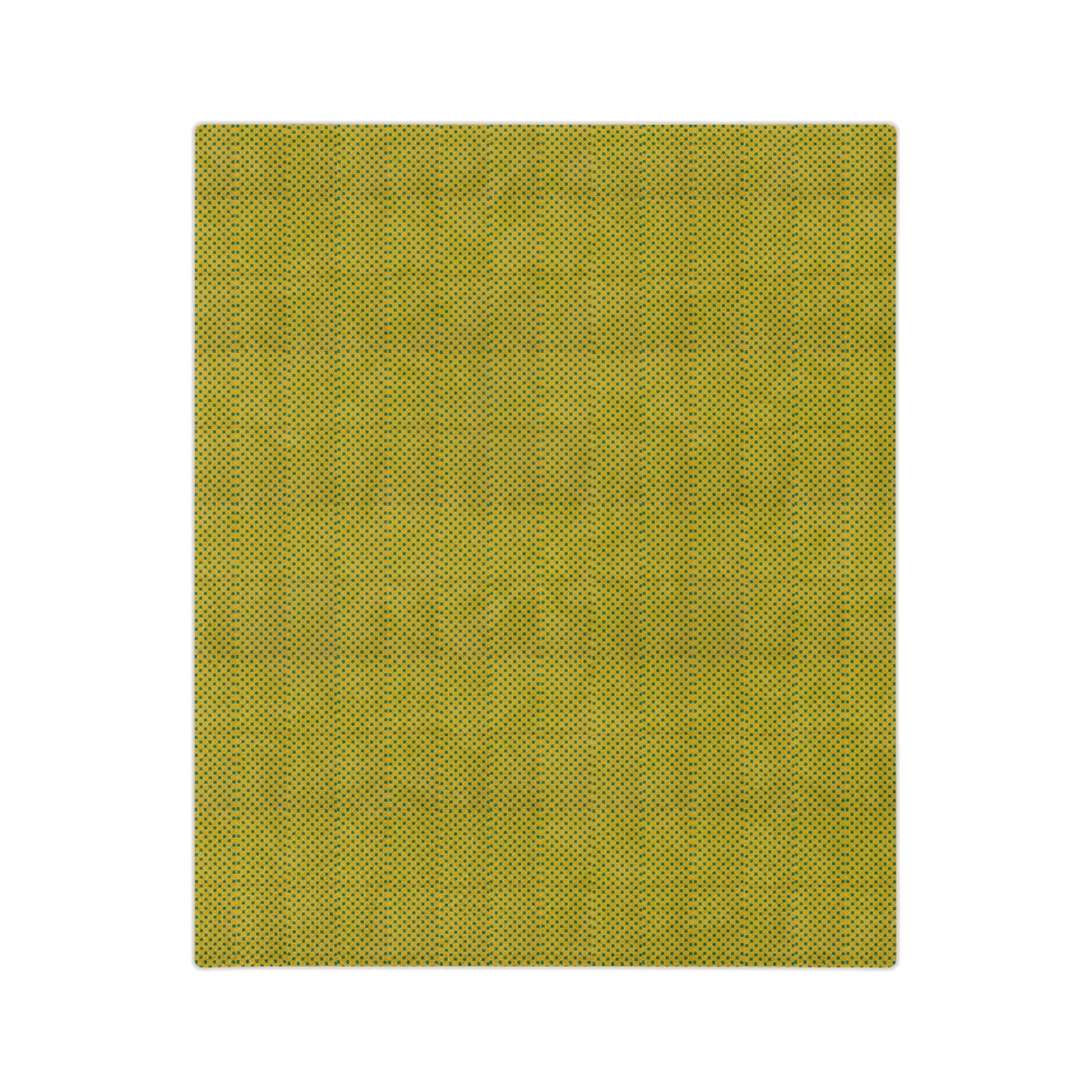 Velveteen Microfiber Blanket — Soft Olive Throw for Living Room & Bedroom