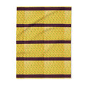 Arctic Fleece Blanket — Yellow Stripe Cozy Throw