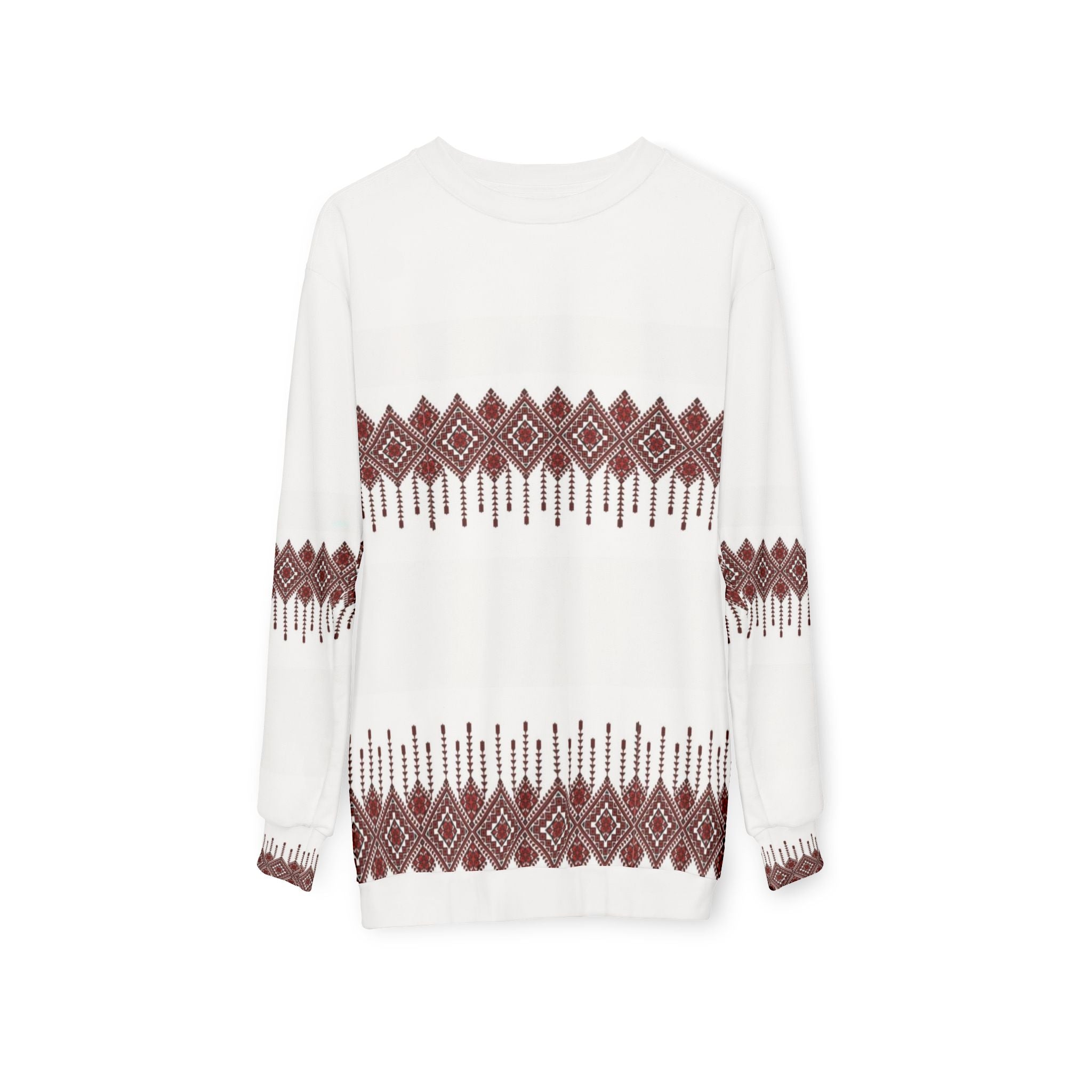 Nordic Diamond Pattern Sweatshirt