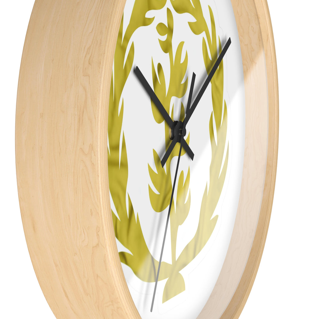Bohemian Geometric Wall Clock — Colorful Tribal Pattern Clock