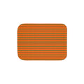 Orange Striped Sherpa Blanket – Cozy Fall Plaid-Inspired Throw