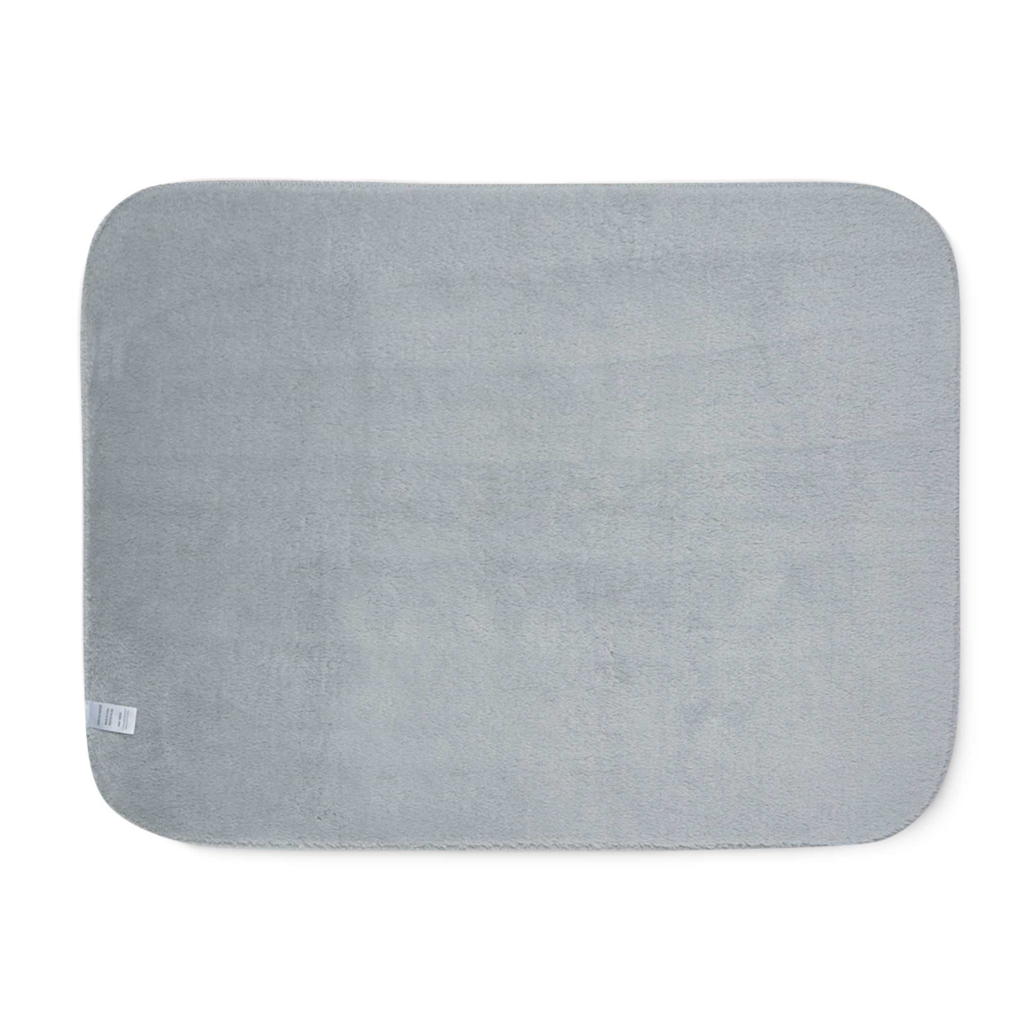 Cozy Sherpa Blanket — Reversible Plush Throw (Festive Mini Floral Pattern / Neutral Cream)
