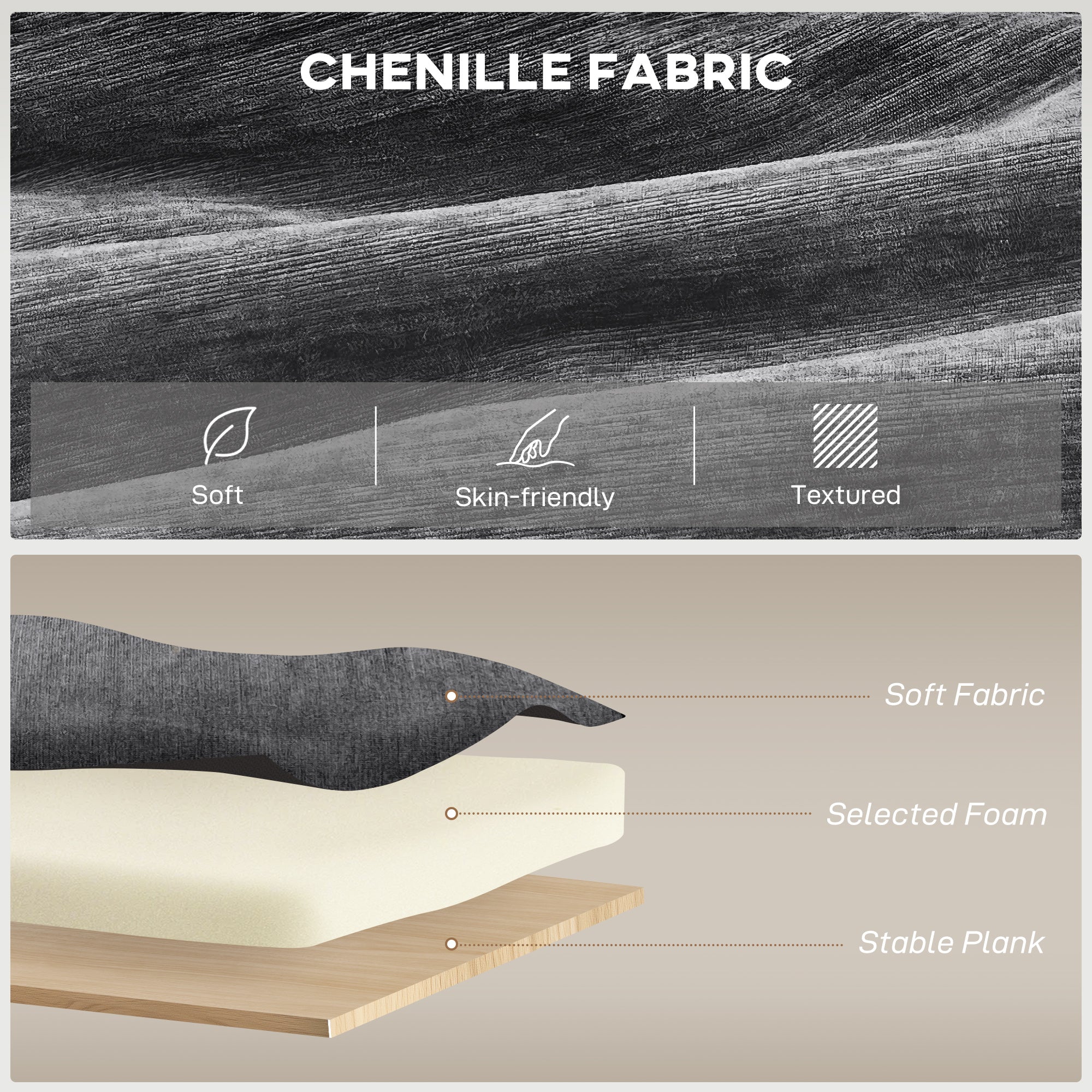 መንበር ምምላስ ሓይሊ፣ ብጨርቂ ዝተሸፈነ መንበር ምምላስ ምስ ዩኤስቢ ወደባት፣ ናይ ምዝዋር ን ምንቅጥቃጥ ተግባር፣ እግሪ መደረጊ፣ ጸሊም ግራጫ