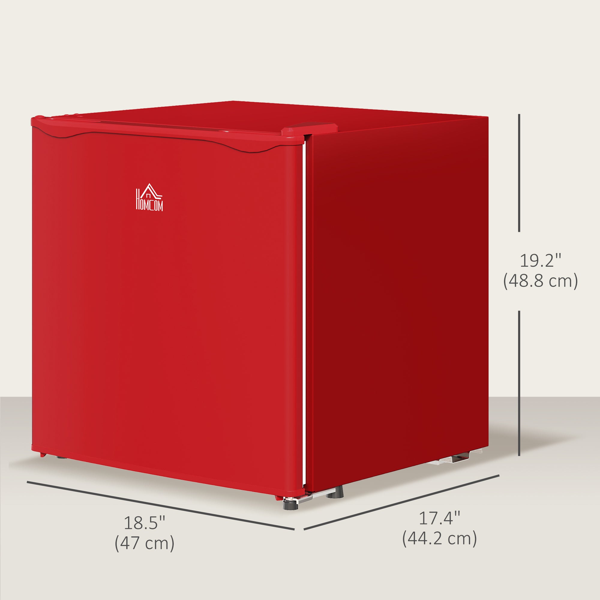 1.1 Cu. Ft. Mini Freezer, Compact Upright Freezer with Reversible Door, Removable Shelf, Adjustable Temperature, White