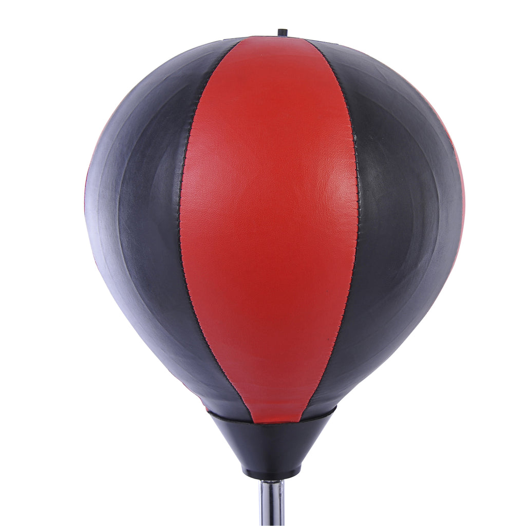 Soozier Adjustable Kids Training Boxing Punching Ball Bag Freestanding Portable Relieves Stress with Gloves