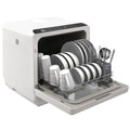 Portable Dishwasher, Counter Dishwasher with 4 Place Settings, 5 Washing Programs, Air-Dry Function, 6L Water Tank