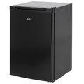 Upright Freezer, 3 Cu.Ft Mini Freezer with Reversible Single Door, Adjustable Thermostat for Home, Dorm, Black