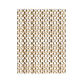 Velveteen Microfiber Blanket — Golden Paisley Pattern Cozy Throw