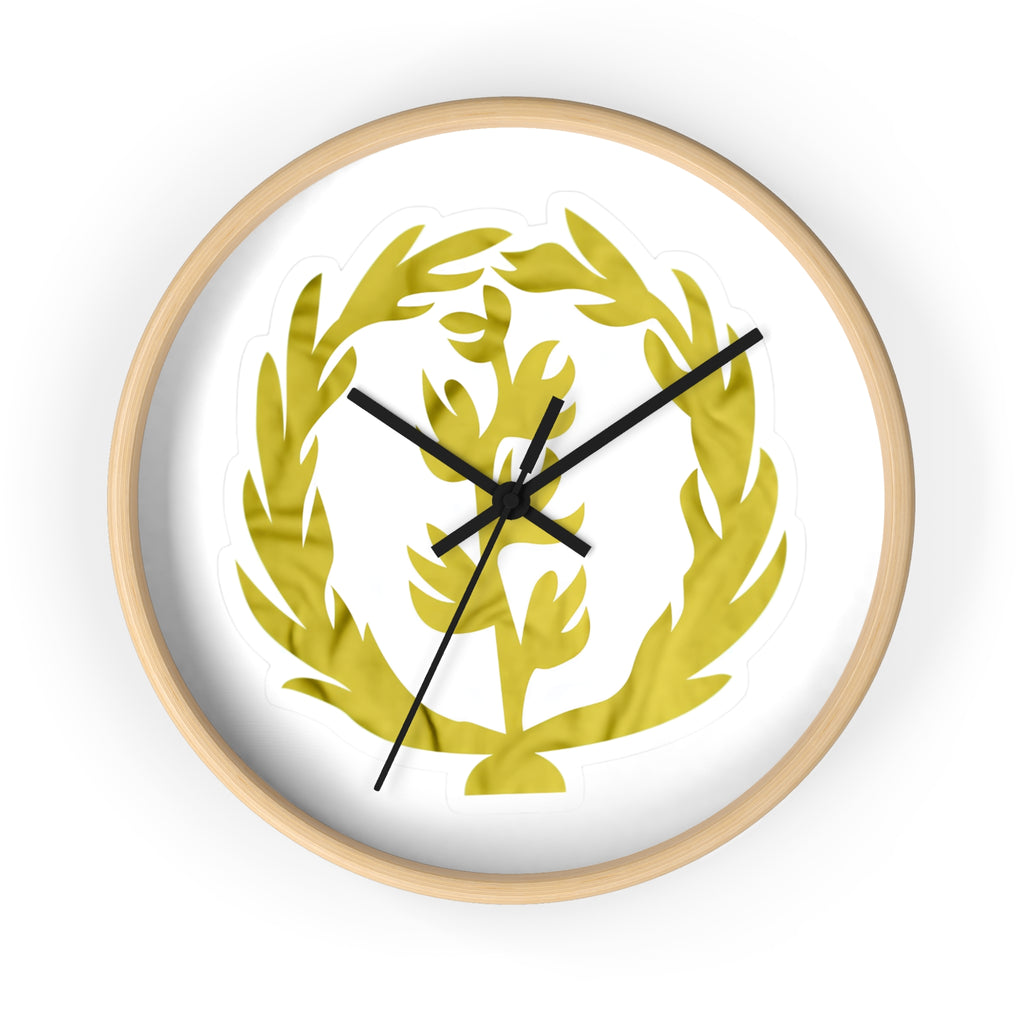 Bohemian Geometric Wall Clock — Colorful Tribal Pattern Clock