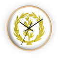 Bohemian Geometric Wall Clock — Colorful Tribal Pattern Clock