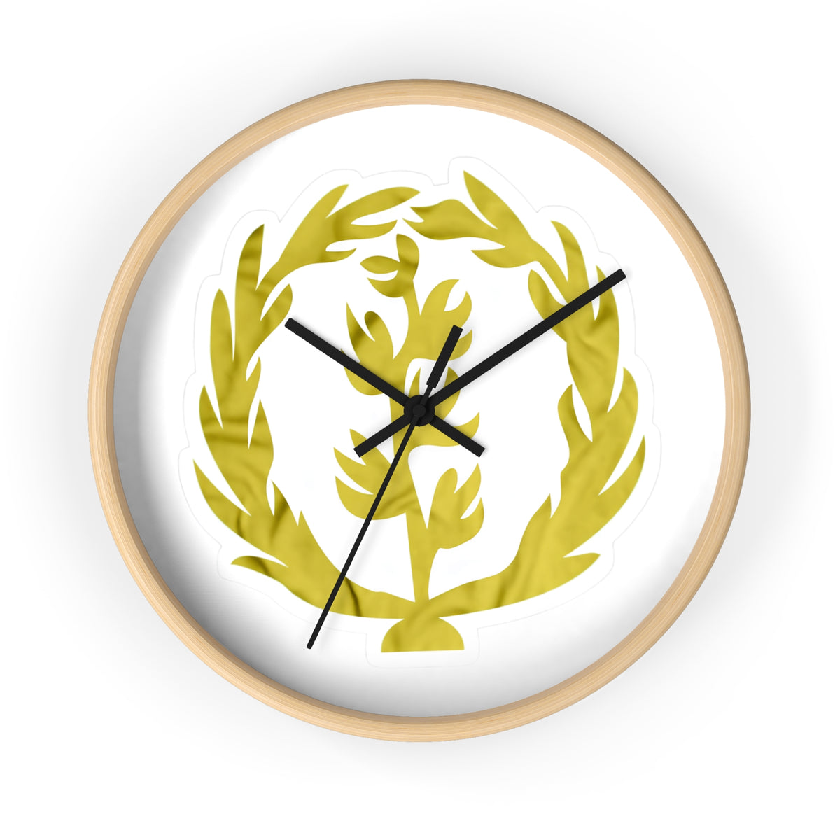Bohemian Geometric Wall Clock — Colorful Tribal Pattern Clock