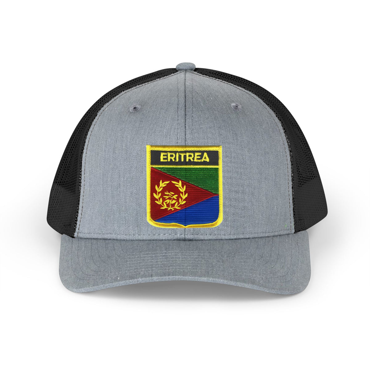 Eritrea Retro Trucker Hat – Embroidered Flag Patch Mesh Cap