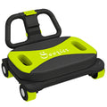 Soozier Ab Wheel Roller, Automatic Rebound Abdominal Wheel, Core Training Equipment with Phone Holder and Foldable Handle