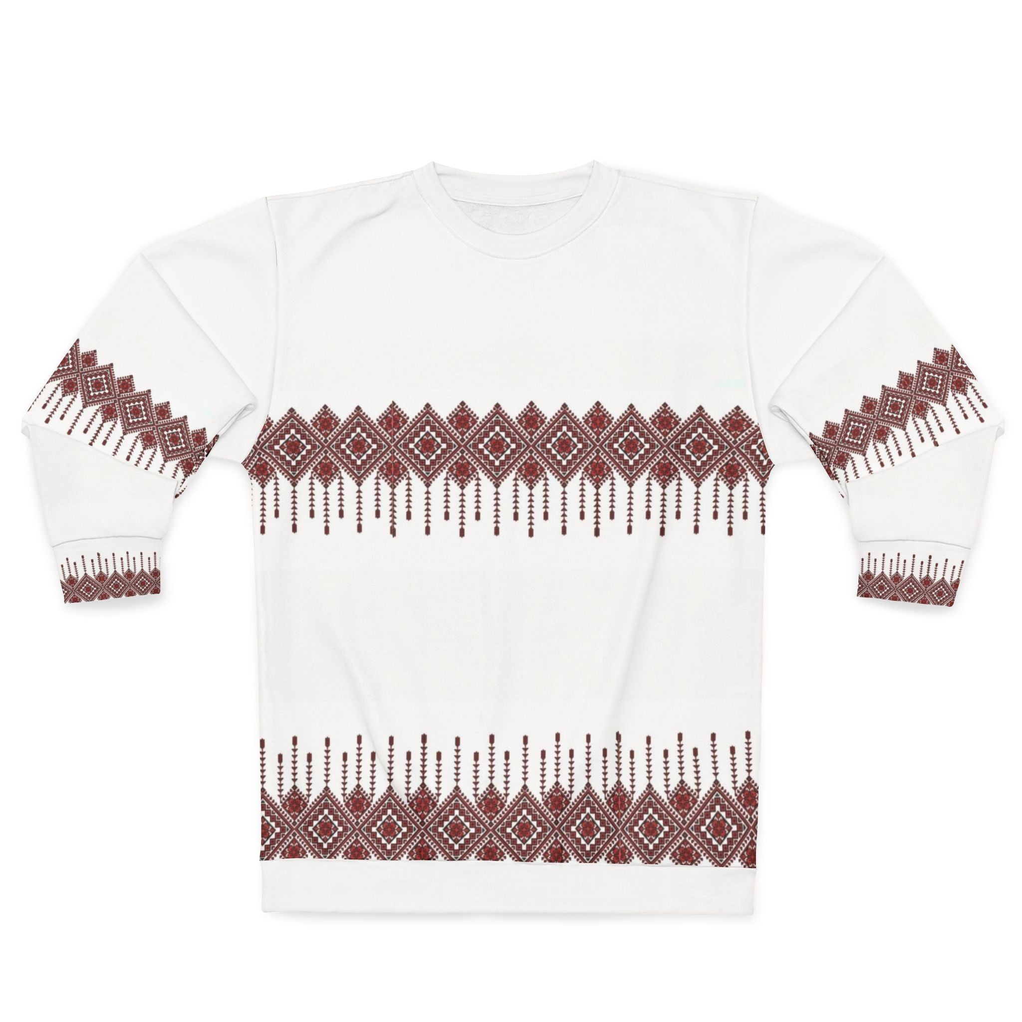 Nordic Diamond Pattern Sweatshirt