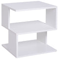 Light Nightstand - Slim Bedside Stand for Small Spaces