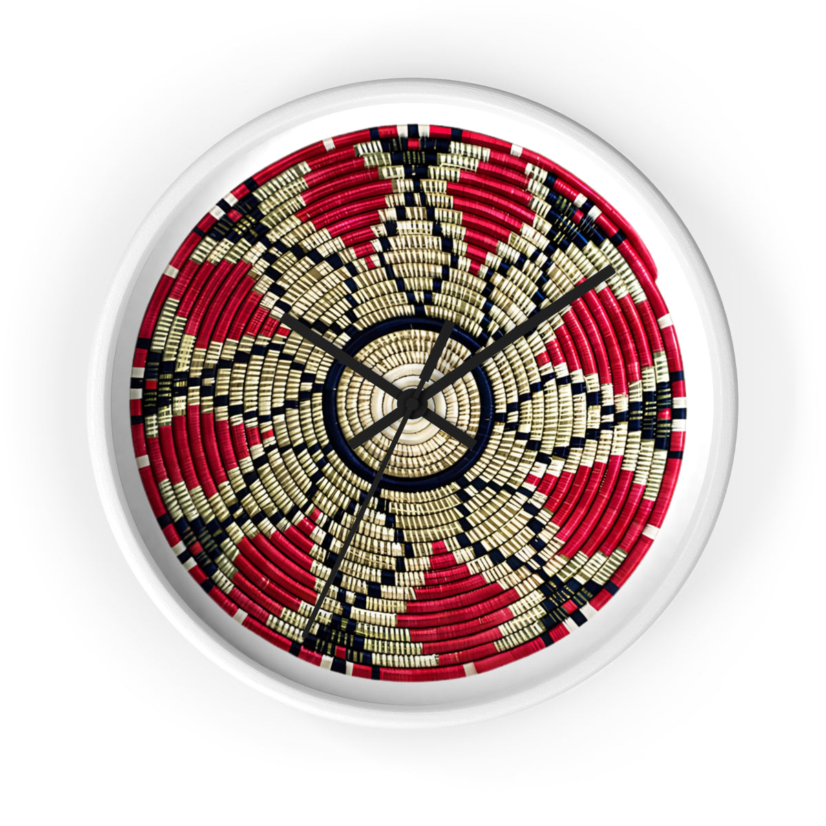 Eritrean Culture Wall Clock — Round Decorative Wall Clock (Design from Eritrean Cultures)