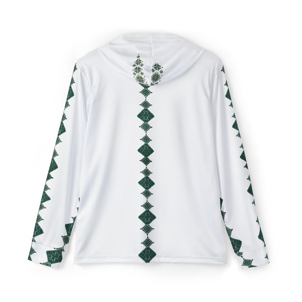 Green Mandala Athletic Hoodie — Men’s Sports Warmup Top
