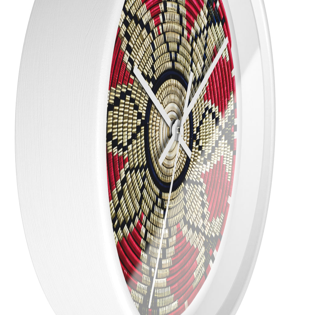 Eritrean Culture Wall Clock — Round Decorative Wall Clock (Design from Eritrean Cultures)