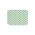 Tropical Palm Sherpa Blanket – Reversible Cozy Throw with Green Leaf Pattern