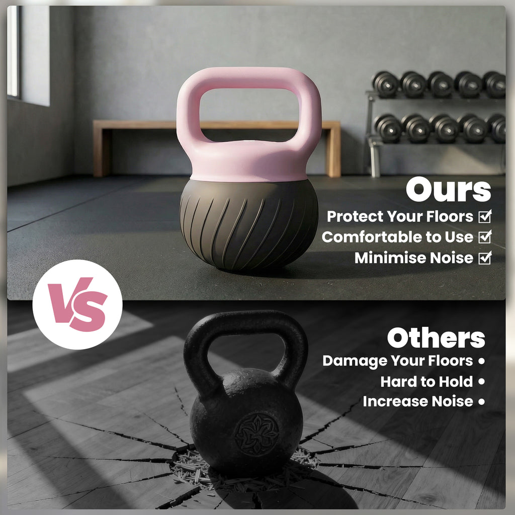 Soozier Soft Kettlebell, 11lb Kettle Bell with Anti-Slip Grip for Home Gym Weight Lifting and Strength Training