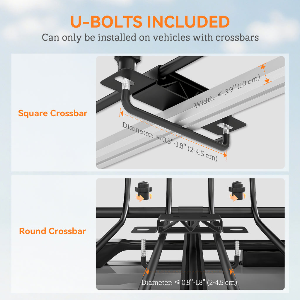 Soozier Roof Rack Cargo Carrier Basket, 150LBS Heavy Duty Roof Basket, 46" x 36" x 4.5" Rooftop Cargo Carrier for SUV, Truck