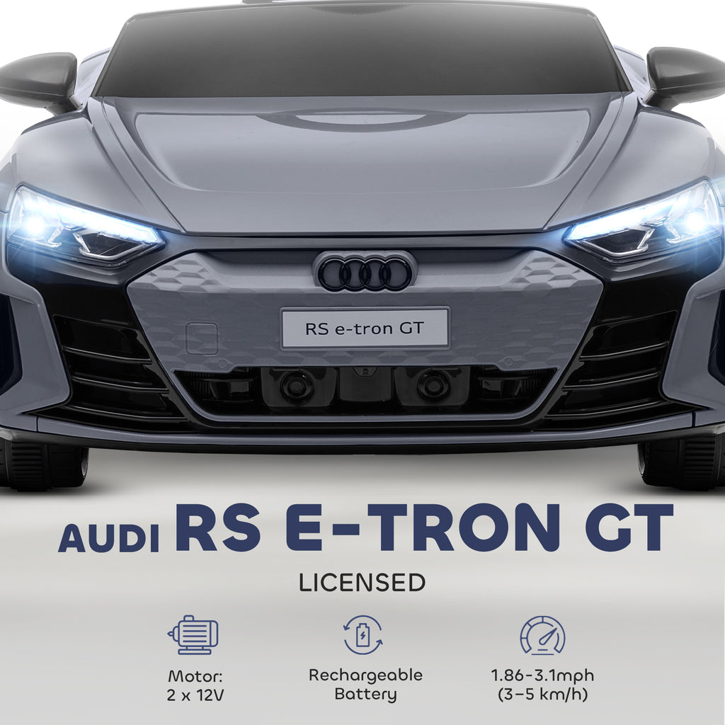 Aosom Ride-On Toy On Car ምስ ርሞት ኮንትሮል፣ 12V 3.1 MPH ኤሌክትሪክ Ride ንህጻናት ምስ ስርዓት ምቑጽጻር፣ ቕርኒ ምድዋል፣ ቐይሕ