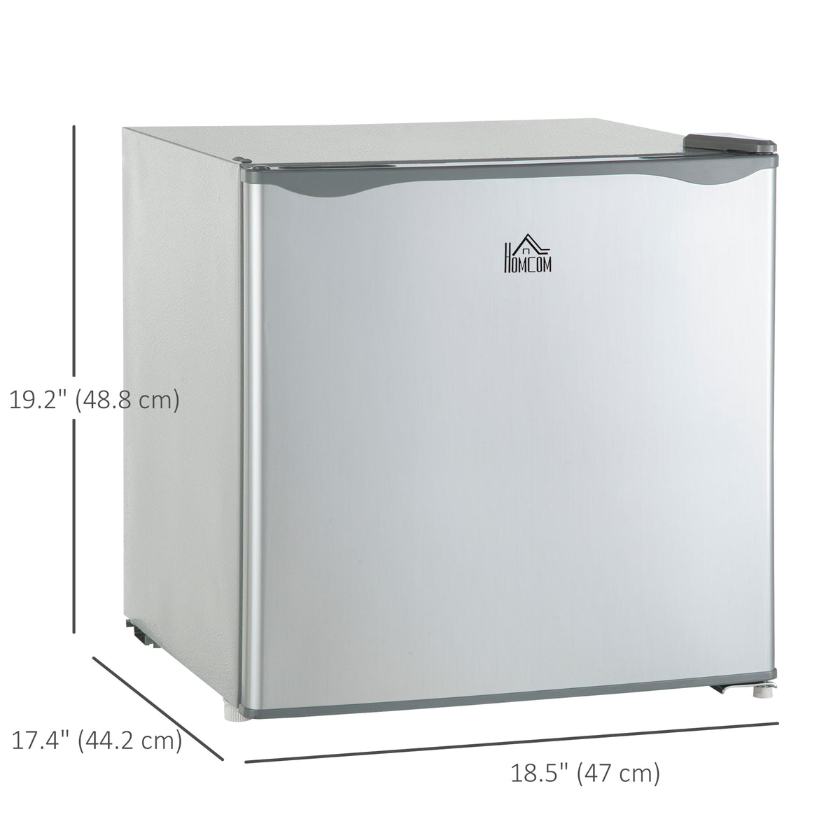 1.1 Cu. Ft. Mini Freezer, Compact Upright Freezer with Reversible Door, Removable Shelf, Adjustable Temperature, White