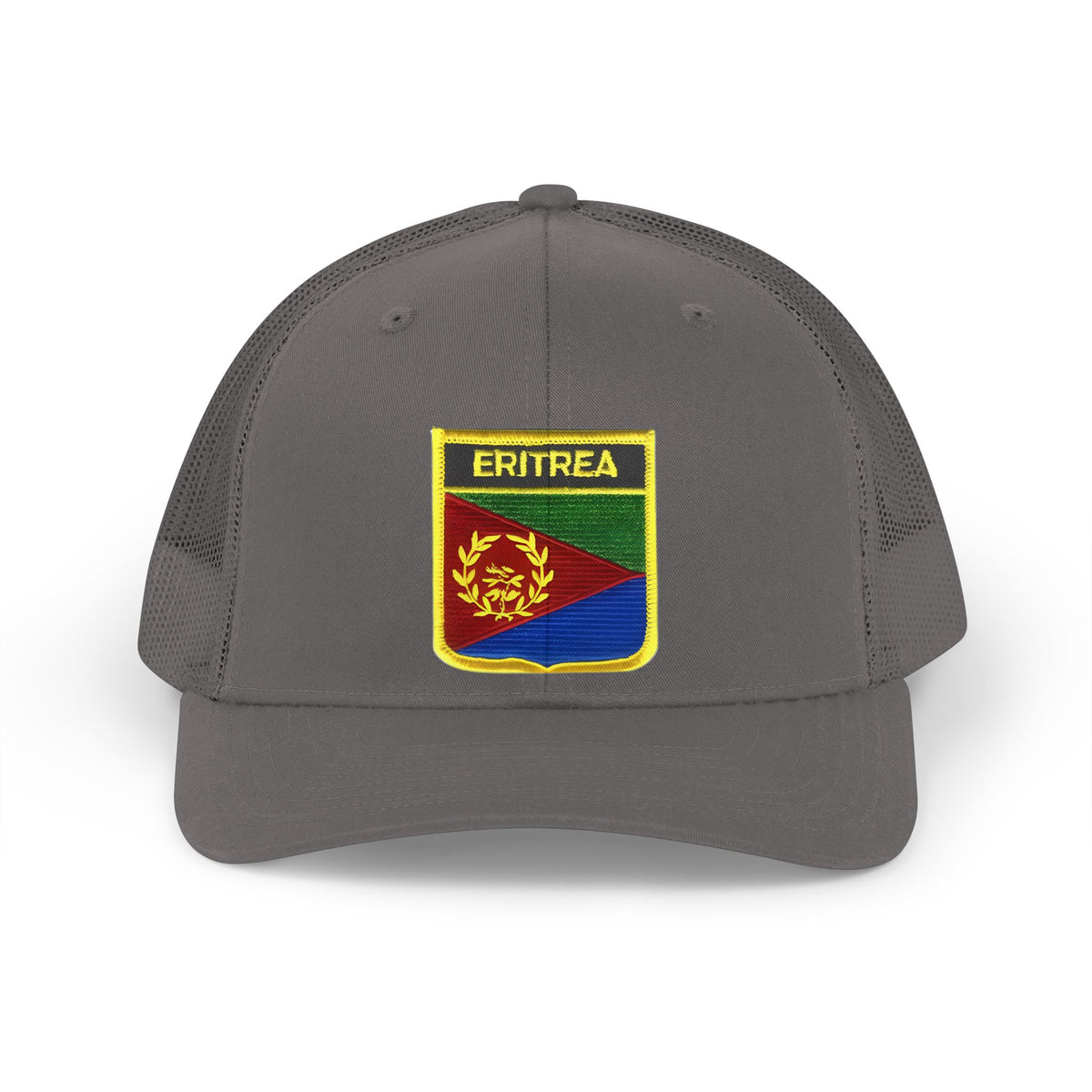 Eritrea Retro Trucker Hat – Embroidered Flag Patch Mesh Cap