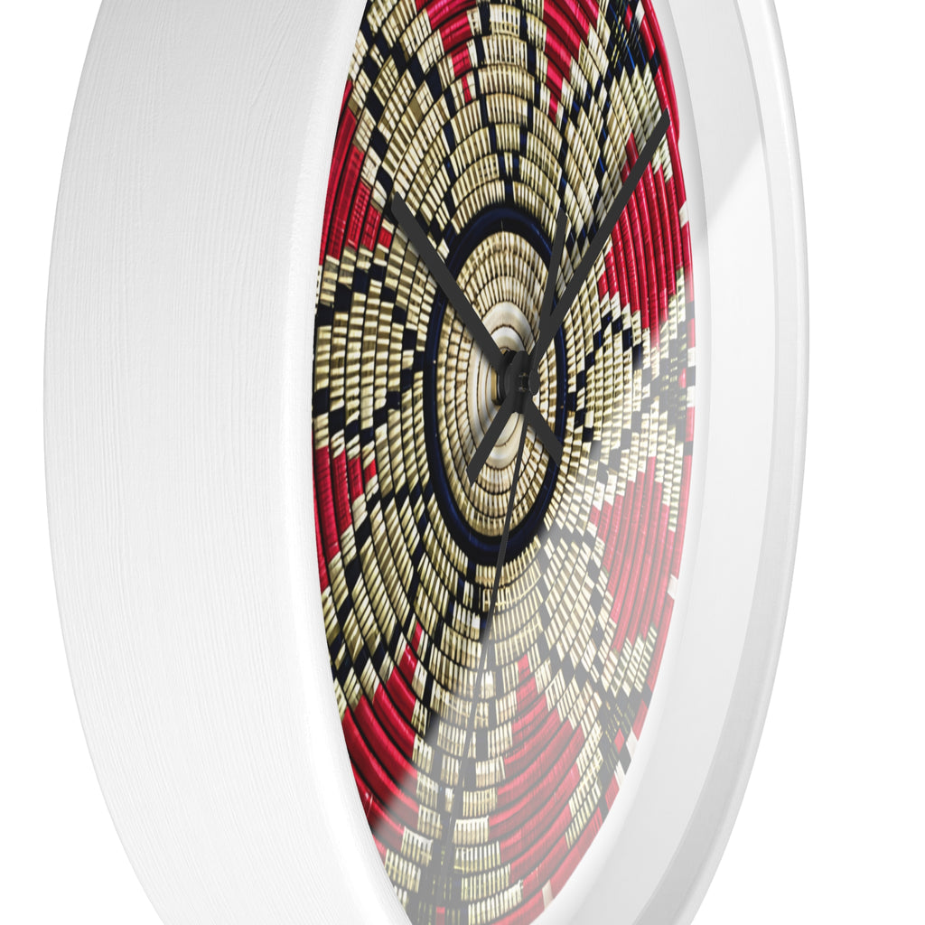 Eritrean Culture Wall Clock — Round Decorative Wall Clock (Design from Eritrean Cultures)