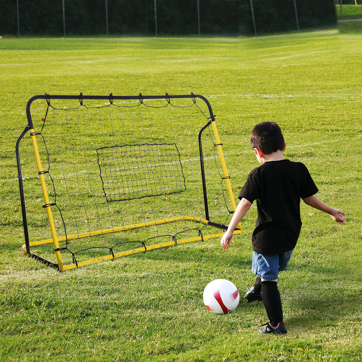 Soozier 6' x 4' Soccer Rebounder, Soccer Goal with 5 Angle Adjustable