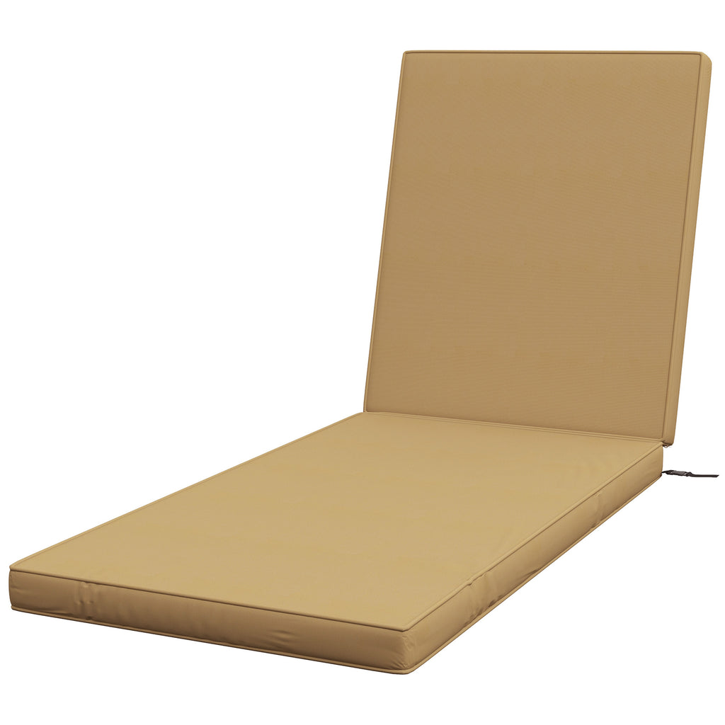 1-Piece Seat Cushion Replacement with Backrest for Lounge, Outdoor Patio Chair Cushions Set with Machine Washable Cover