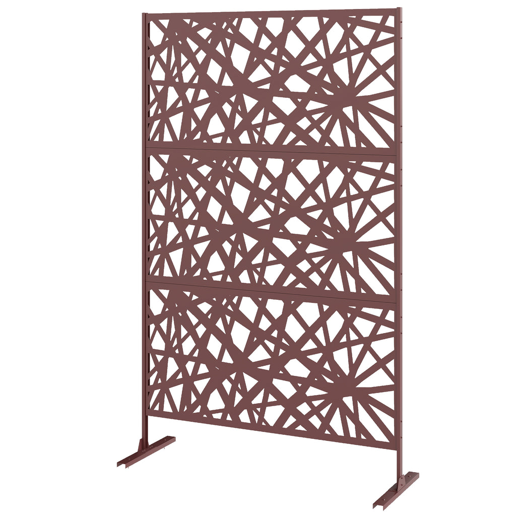 ብረታዊ ደጋፊ ዘይብሉ ደብዳቤ ምስ ደውላ፣ 78" x 48"፣ ጸሊም ቡናዊ