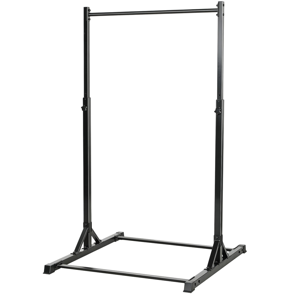 Soozier Portable Pull Up Station, Height Adjustable Pull Up Bar with 8 Levels for Home Gym Strength Training, 440LBS Capacity