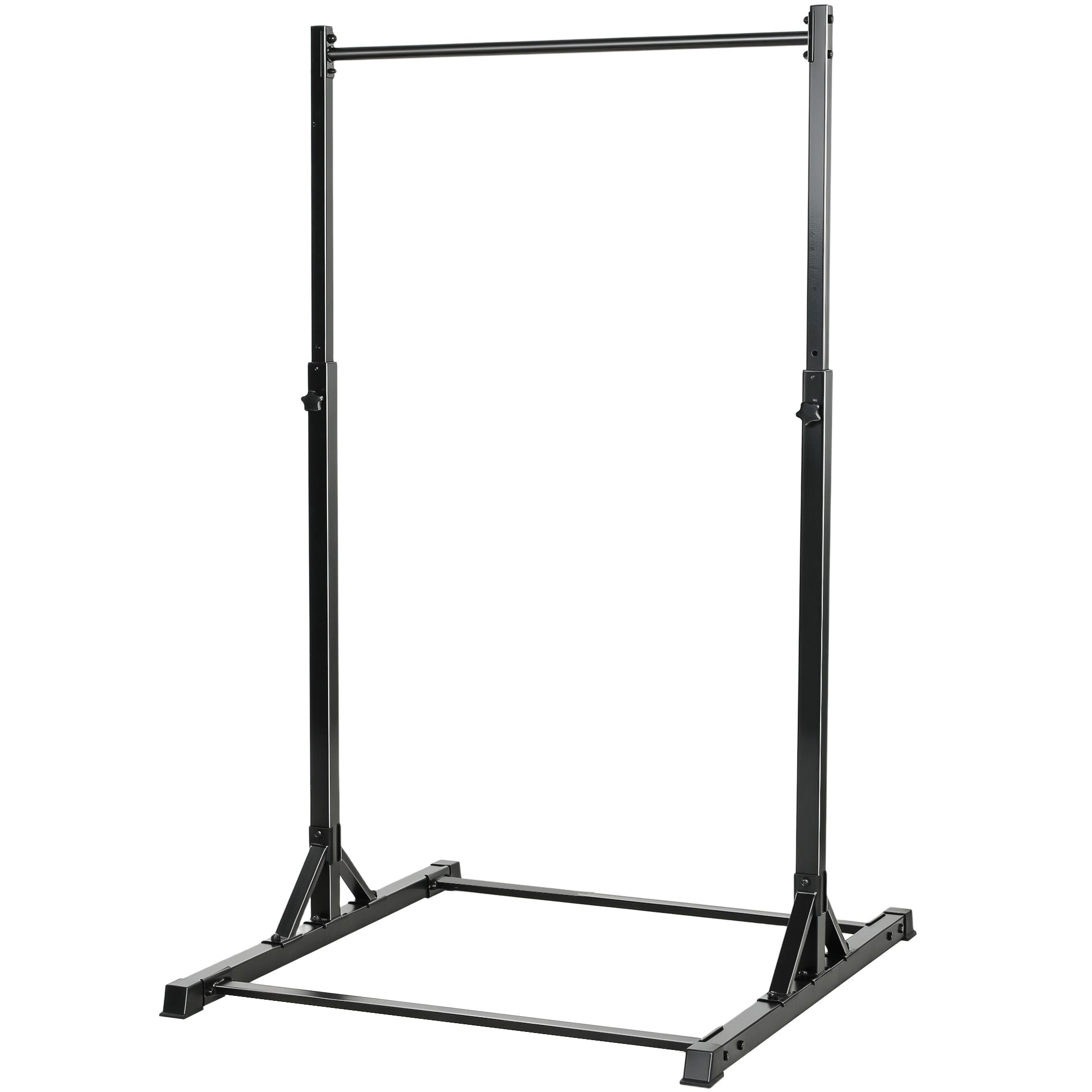 Soozier Portable Pull Up Station, Height Adjustable Pull Up Bar with 8 Levels for Home Gym Strength Training, 440LBS Capacity