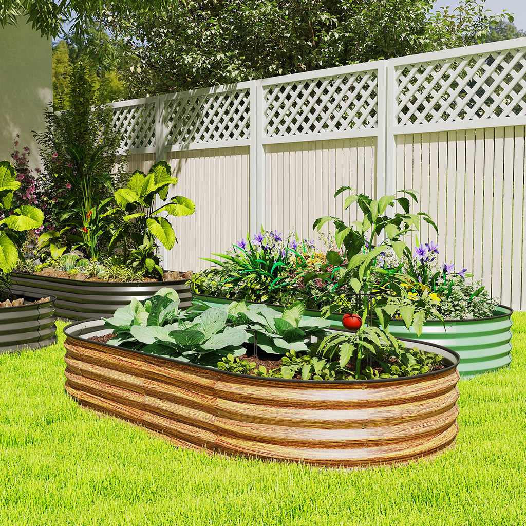 7' x 3' x 1' ዓቢ ደገ ኣታኽልቲ ሳጹን፣ ብጋልቫናይዝ ዝተሰርሐ ልዕል ዝበለ ኣታኽልቲ ዓራት ምስ ብረት ኣታኽልቲ ዕንጨይቲ፣ ቡናዊ