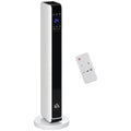 Ceramic Tower Heater, Oscillating Space Heater with Remote Control, Timer, Tip-Over & Overheat Protect, 750W/1500W