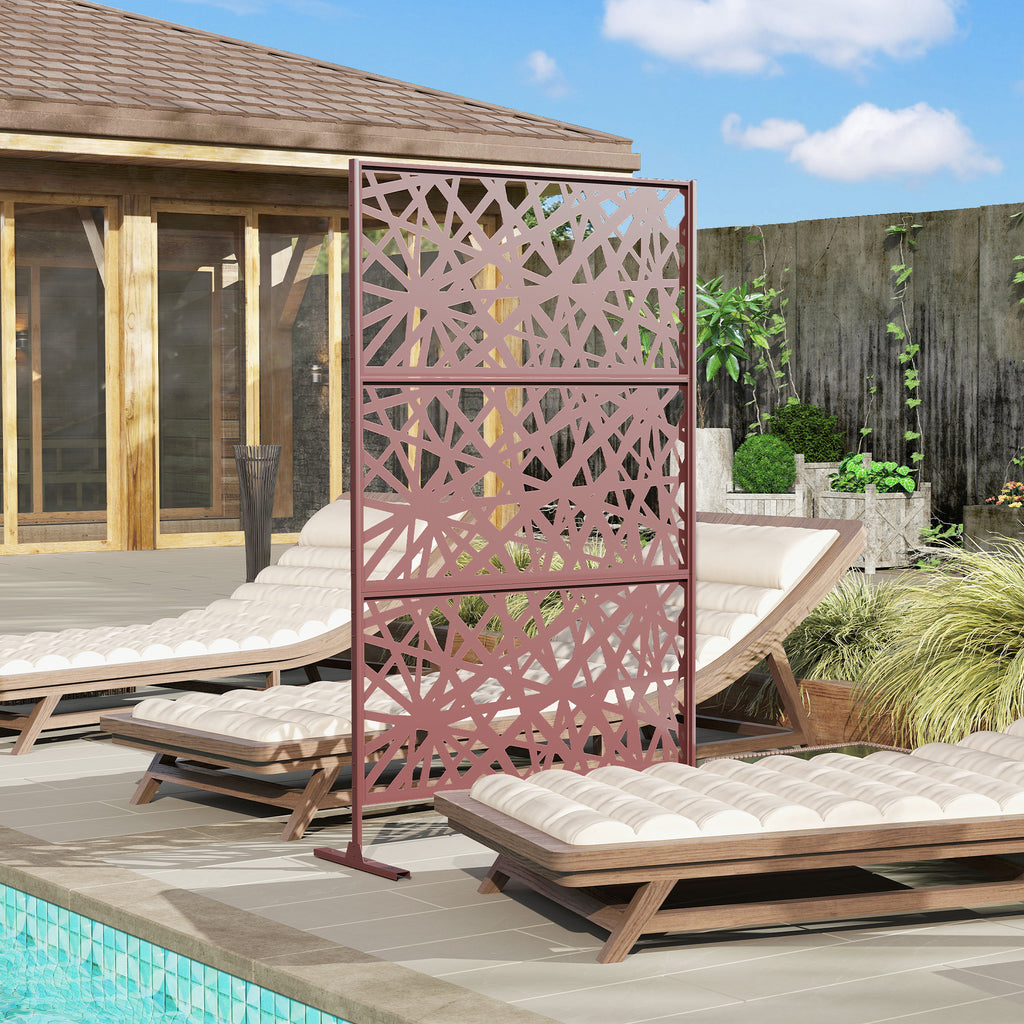 ብረታዊ ደጋፊ ዘይብሉ ደብዳቤ ምስ ደውላ፣ 78" x 48"፣ ጸሊም ቡናዊ