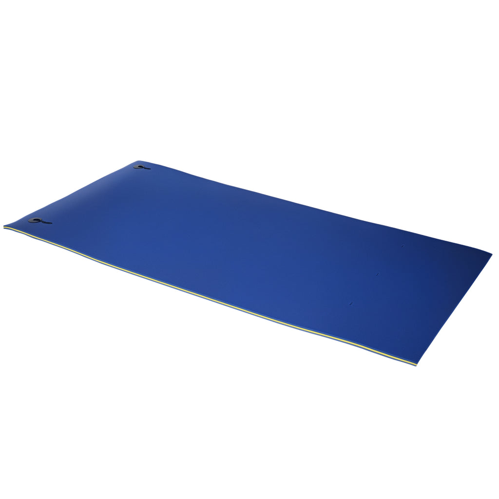 10' x 5' Roll-Up Pool Float Pad for Lakes, Oceans, & Pools, Water Mat for Playing, Relaxing & Recreation, Yellow